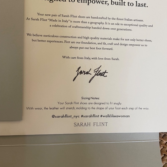 Sarah Flint Natalie Black Vachetta Flat Size 37 - Picture 14 of 15